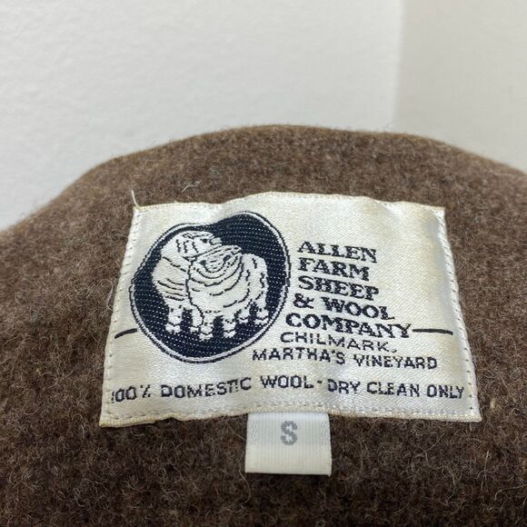 ALLEN FARM SHEEP & WOOL COMPANY Men’s Wool Vest Size Small - Picture 8 of 9